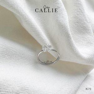 N79 - Nhẫn bạc Callie Silver bông tuyết