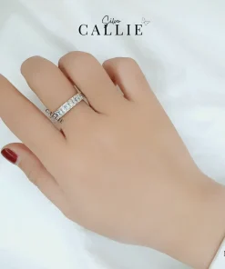 Alternative view of N195 - Nhẫn bạc Callie Silver lấp lánh