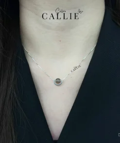Alternative view of DC98 - Dây chuyền bạc Callie Silver đá thạch anh