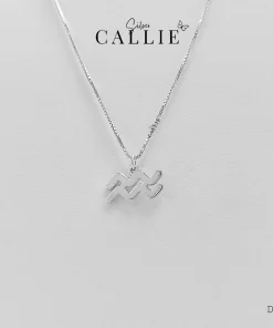 DC113 - Dây chuyền bạc Callie Silver cung Bảo Bình