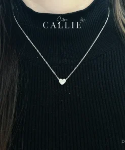 Alternative view of DC143 - Dây chuyền bạc Callie Silver trái tim