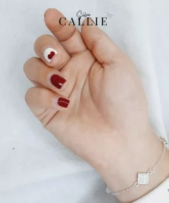 Alternative view of VT91 - Lắc tay bạc Callie Silver hình thoi