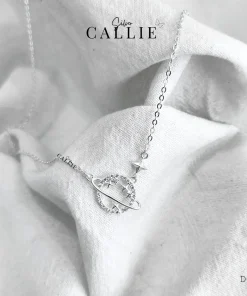 DC130 - Dây chuyền bạc Callie Silver hành tinh và ngôi sao