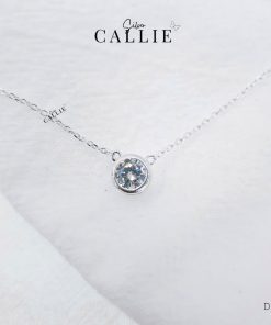 DC137 - Dây chuyền bạc Callie Silver 1 viên đá