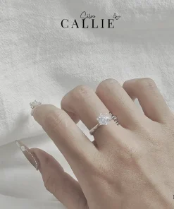 Alternative view of N197 - Nhẫn bạc Callie Silver đá xoắn viên chủ