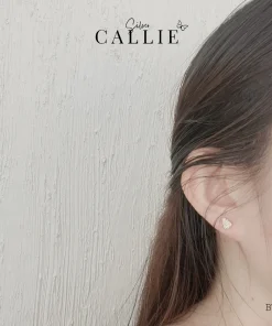 Alternative view of BT142 - Bông tai bạc Callie Silver đính đá