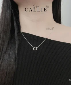 Alternative view of DC167 - Dây chuyền bạc Callie Silver huyền thoại biển xanh