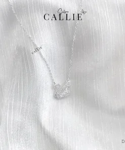 DC169 - Dây chuyền bạc Callie Silver thiên nga trắng