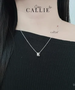 Alternative view of DC215 - Dây chuyền bạc Callie Silver vương miện