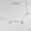 LC46 - Lắc chân bạc Callie Silver xí ngầu dây bi