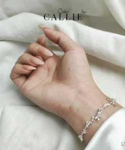 Alternative view of LT148 - Lắc tay bạc Callie Silver nơ đính đá
