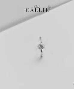 N241 - Nhẫn bạc Callie Silver bông tuyết thiết kế