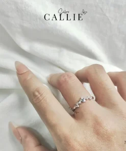 Alternative view of N248 - Nhẫn bạc Callie Silver dãy ngôi sao