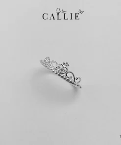 N269 - Nhẫn bạc Callie Silver vương miện