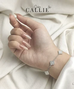 Alternative view of LT143 - Lắc tay bạc Callie Silver bông hoa