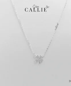 DC222 - Dây chuyền bạc Callie Silver cỏ 4 lá