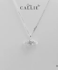 DC225 - Dây chuyền bạc Callie Silver hành tinh