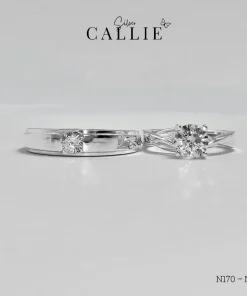 N170 - N280: Nhẫn bạc đôi Callie Silver thiết kế