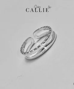 N346 - Nhẫn bạc Callie Silver 2 sợi free size