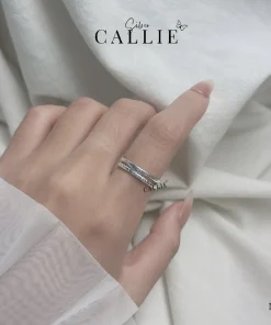 Alternative view of N346 - Nhẫn bạc Callie Silver 2 sợi free size