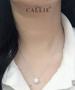 Alternative view of DC231 - DÂY CHUYỀN BẠC CALLIE SILVER MOISSANITE