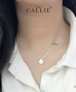 Alternative view of DC233 - Dây chuyền bạc Callie Silver cỏ 4 lá