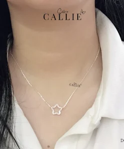 Alternative view of DC237 - Dây chuyền bạc Callie Silver ngôi sao