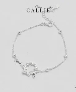 LT155 - Lắc tay bạc Callie Silver nàng tiên cá