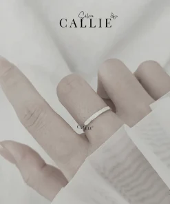 Alternative view of N351 - Nhẫn bạc thiết kế Callie Silver ngôi sao ở giữa