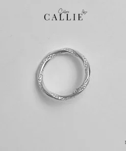 N396 - Nhẫn bạc Callie Silver xoắn
