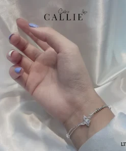 Alternative view of LT166 - LẮC TAY BẠC CALLIE SILVER BƯƠM BƯỚM