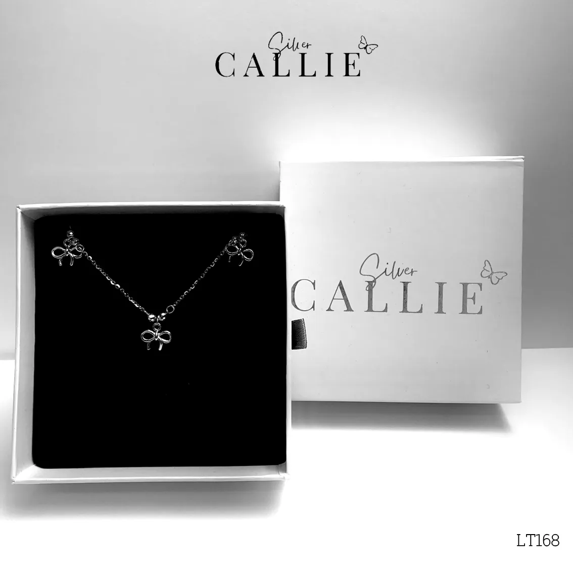 LT168 - Lắc tay bạc Callie Silver nơ tòn ten - Image 9