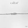 LT169 - Lắc tay bạc Callie Silver hai khoá nối nhau