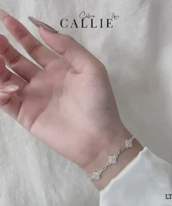 Alternative view of LT175 - Lắc tay bạc Callie Silver cỏ 4 lá