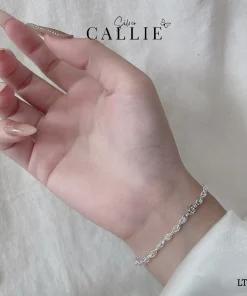 Alternative view of LT178 - Lắc tay bạc Callie Silver dây đan