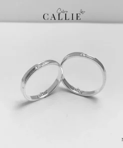 Alternative view of N409 - Nhẫn bạc thiết kế Callie Silver 1 viên chủ