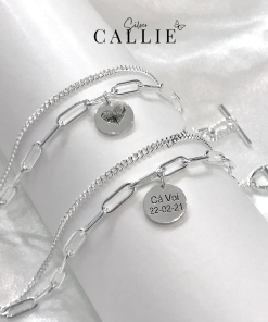 Alternative view of LD16 - Lắc tay bạc đôi Callie Silver hai dây