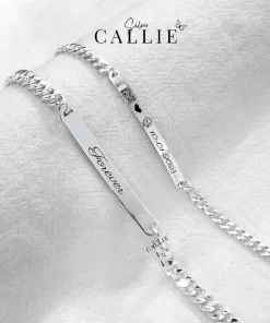 Alternative view of LD06 - LD02: Lắc tay đôi Callie Silver bảng bạc