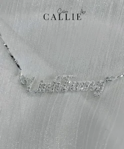 Alternative view of Dây Chuyền Bạc Callie Silver Thiết Kế Theo Tên
