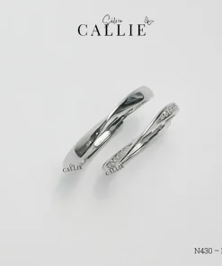 N430 - N431: Nhẫn bạc Callie Silver xoắn free size