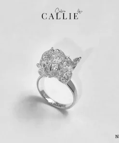 Alternative view of N485 - Nhẫn Bạc Thiết Kế Callie Silver Công Chúa