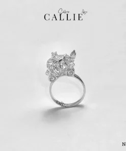 N485 - Nhẫn Bạc Thiết Kế Callie Silver Công Chúa