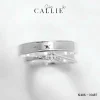 N486 - N487: Nhẫn bạc thiết kế Callie Silver viên chủ ngôi sao
