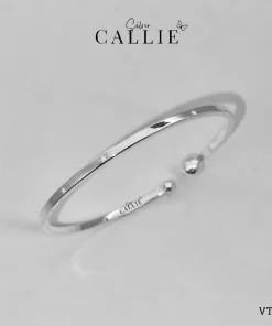 Alternative view of VT185 - Vòng tay bạc thiết kế Callie Silver hoạ tiết ngôi sao