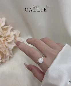 Alternative view of N500 - Nhẫn Bạc Thiết Kế Callie Silver Hoa Hướng Dương