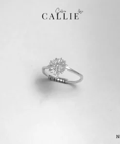 N500 - Nhẫn Bạc Thiết Kế Callie Silver Hoa Hướng Dương