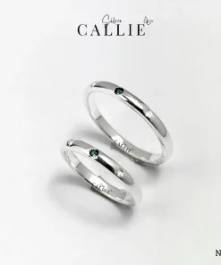 Alternative view of N501 - Nhẫn Bạc Thiết Kế Callie Silver Hoạ Tiết Sao Đính Đá
