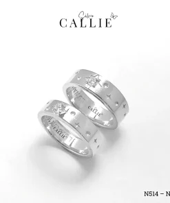 N514 - N515: Nhẫn Bạc Thiết Kế Callie Silver Ngân Hà