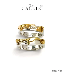 Alternative view of N533 - N534: Nhẫn Bạc Thiết Kế Callie Silver Gấu Pooh Và Mật