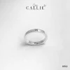N562 - Nhẫn Bạc Thiết Kế Callie Silver Trơn Bảng 2li